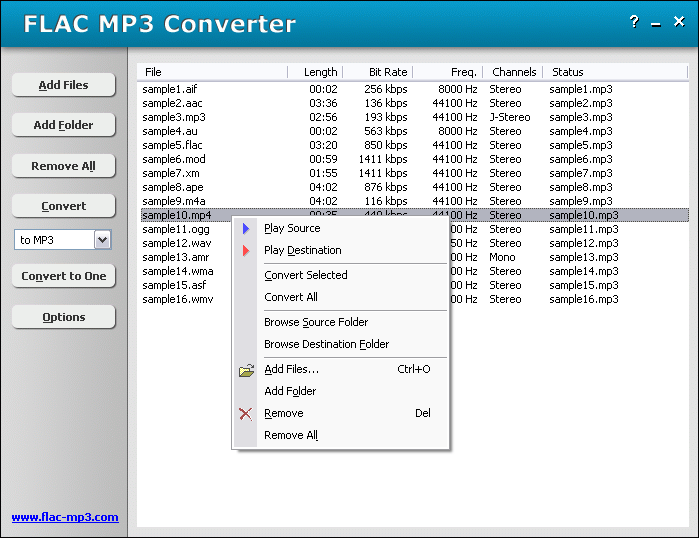 online flac to mp3