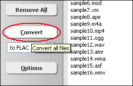 Convert ALAC to FLAC Click Convert