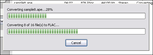 Converting CAF to FLAC